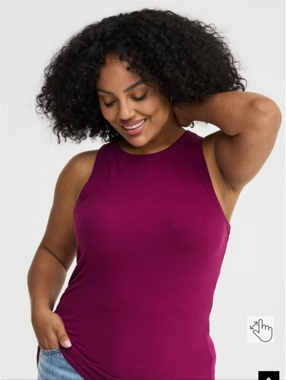 Torrid NWT Super Soft Rib High Neck Tank - Picture 5 of 10